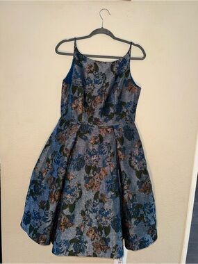 Gal Meets Glam | Dresses | Gal Meets Glam Blue Helena Ruffle Eyelet Dress 2